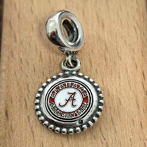 Pandora University of Alabama Charm Pendant, S925 Silver Bracelets - Picture 1 of 4